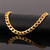 Gents Gold Plated 22 CM 8 MM Thick Cuban Link Chain Bracelet - Kids2AdultsTheStore