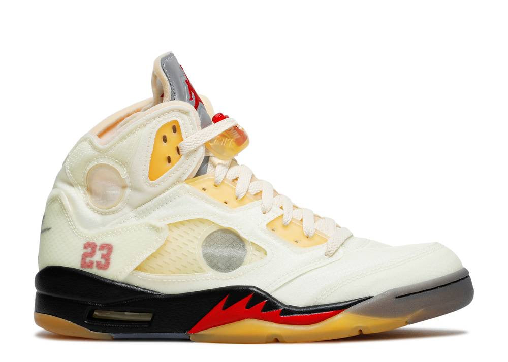 OFF-WHITE X AIR JORDAN 5 RETRO SP 'FIRE RED'