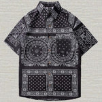 Bandanna Print Button Down