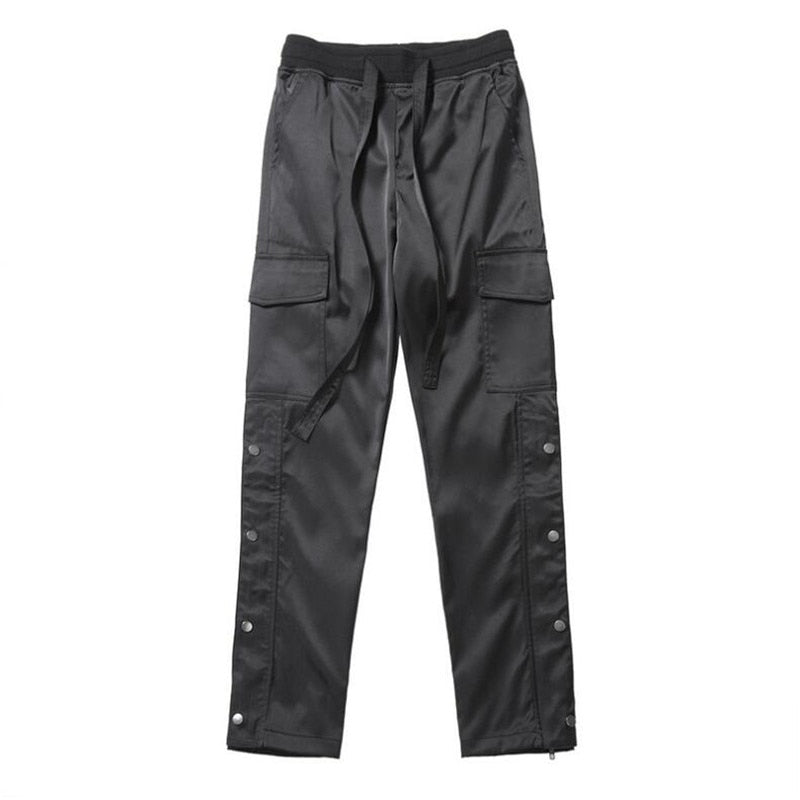 SNAP ZIPPER CARGO PANTS