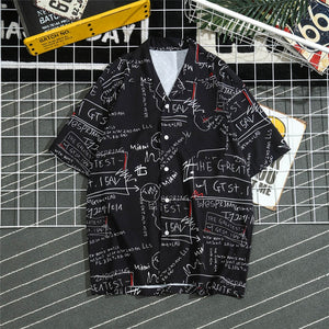 GRAFFITI BUTTON SHIRT