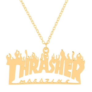 Stainless Steel THRASHER NECKLACE