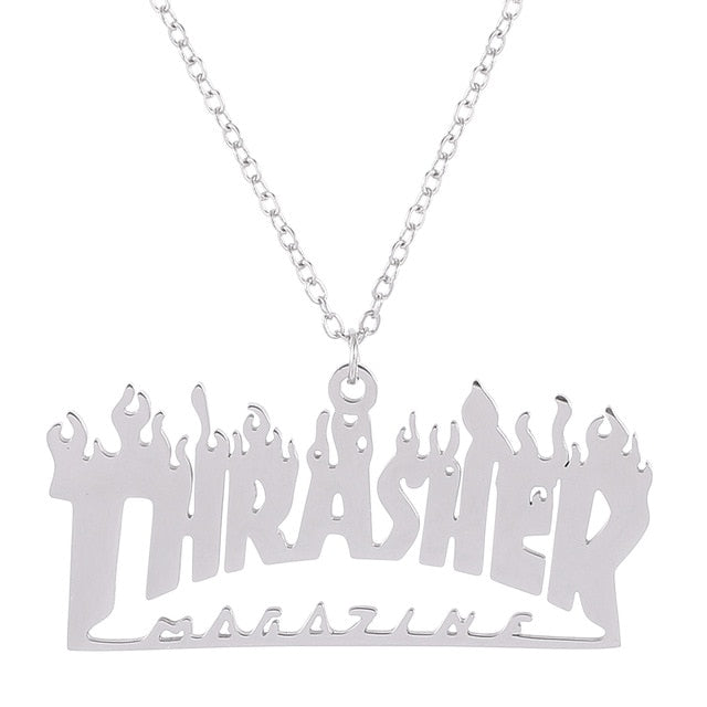 Stainless Steel THRASHER NECKLACE