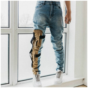 Slim Fit Strap Jeans