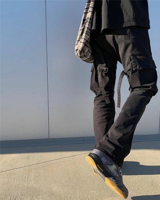 FLARED CARGO PANTS