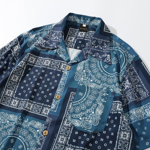 Bandanna Print Button Down